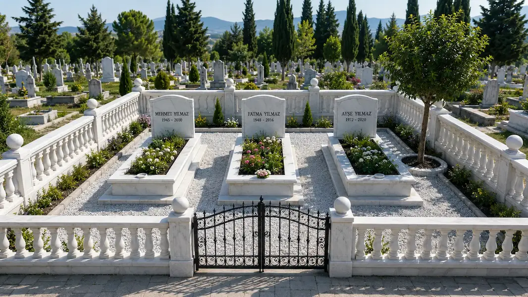 Aile mezarlığı bakımı hizmeti
